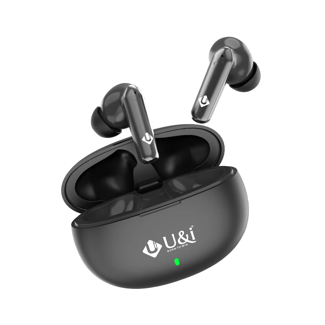 U&i Vibes Series 50 Hours Music Time True Wireless Earbuds | Quad Mic ENC & 40ms Low Latency